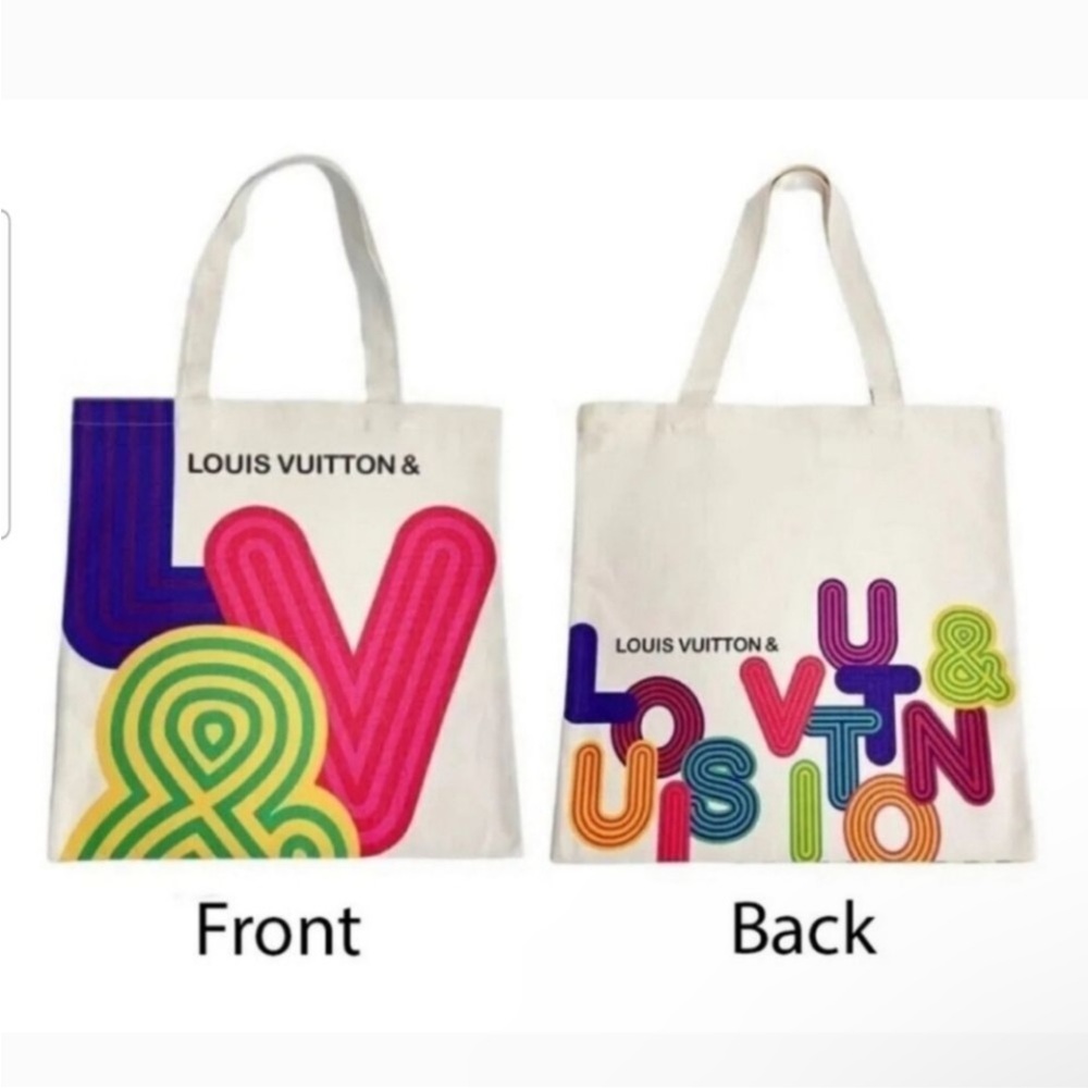 NWT Louis Vuitton Collab Exhibition City Tote Canvas Limited Edition - Picture 3 of 16
